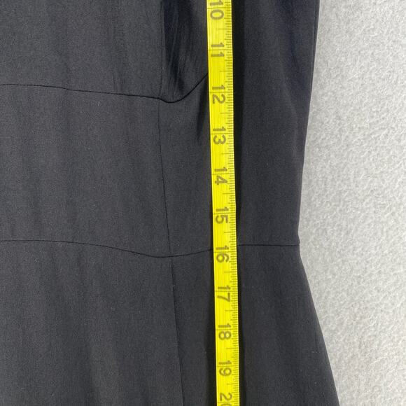 PRADA MILANO Dress 42 S Silk Blend Sheath Sleeveless Career Workwear Black - Picture 12 of 15